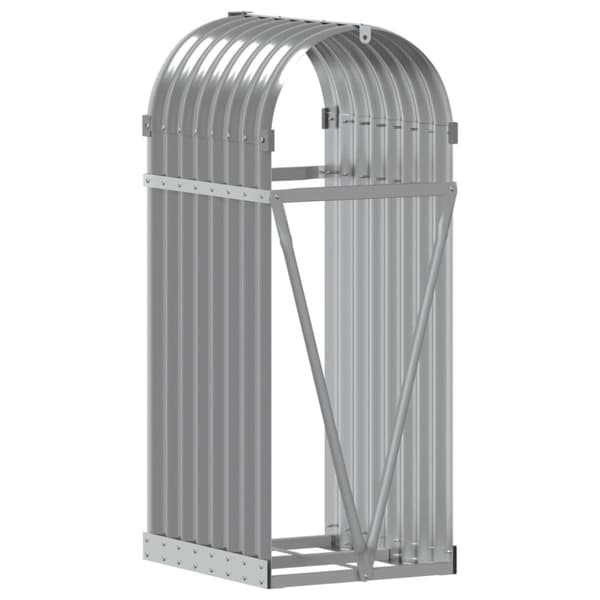 brændestativ 40x45x100 cm galvaniseret stål lysegrå
