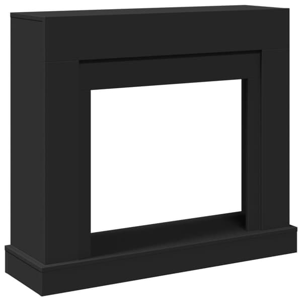 Spiselkrans svart 100x30x87,5 cm konstruerat trä