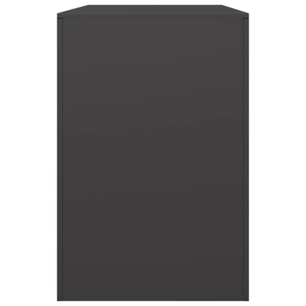 Polttopuuteline musta 100x40x60 cm teräs