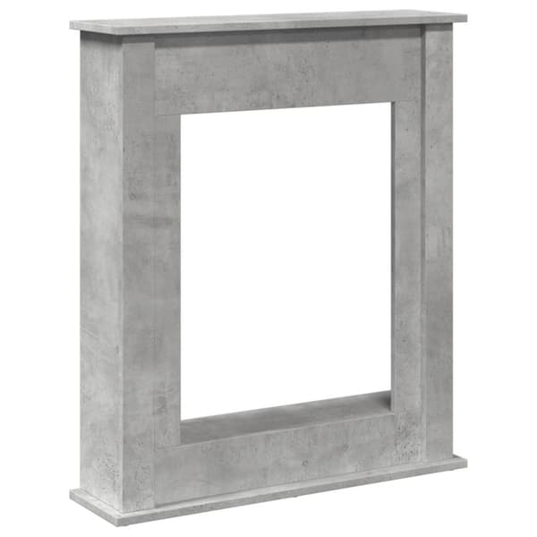 Spiselkrans betonggrå 75x20x87,5 cm konstruerat trä