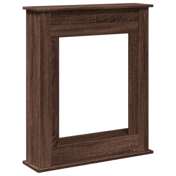 Spiselkrans brun ek 75x20x87,5 cm konstruerat trä