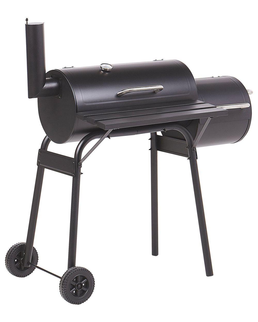 Kolgrill med rök svart KATLA