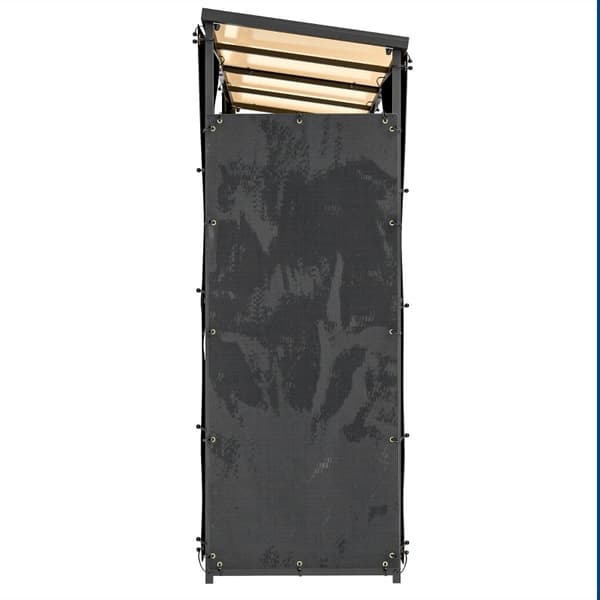 Rootz Brændestativbetræk - Træopbevaringsdæksel - Vandtæt betræk - Kraftig polyester - UV-beskyttelse - 148 cm x 62 cm