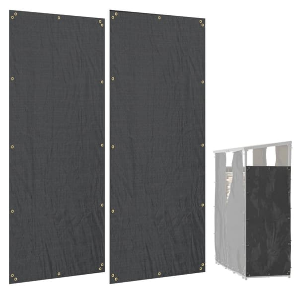 Rootz Brændestativbetræk - Træopbevaringsdæksel - Vandtæt betræk - Kraftig polyester - UV-beskyttelse - 148 cm x 62 cm