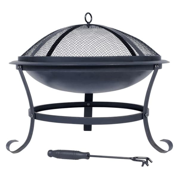 RedFire bålfad Atlanta sort stål 51 cm 85014
