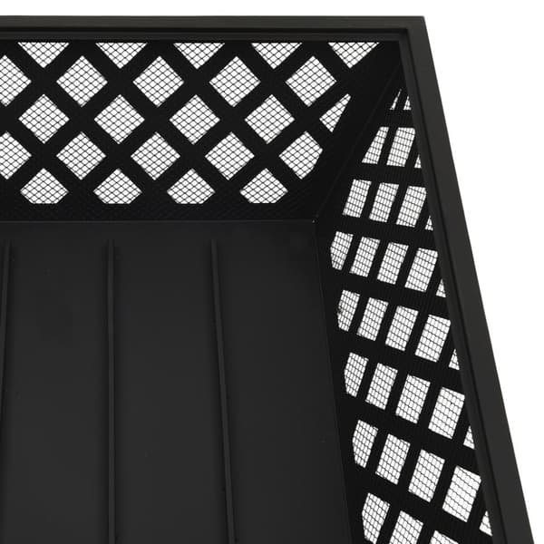 vidaXL Bålfat med ildrake 64 cm XXL stål