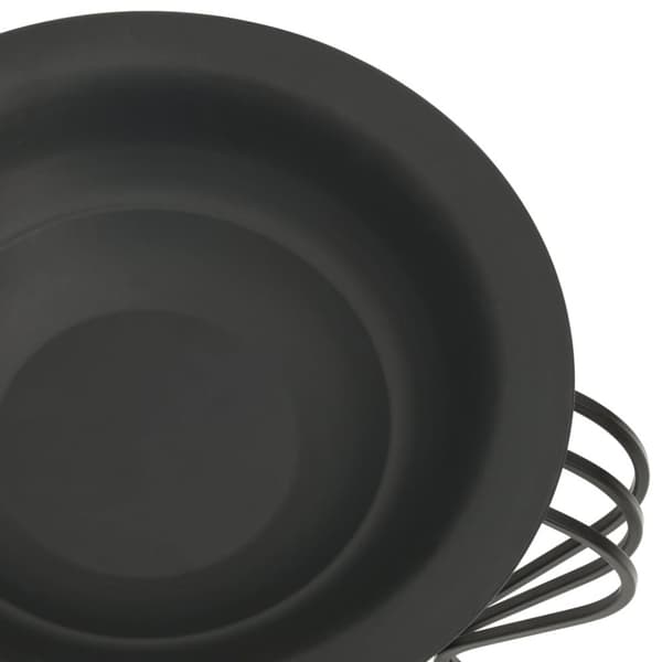 vidaXL Eldstad med eldgaffel 49 cm stål