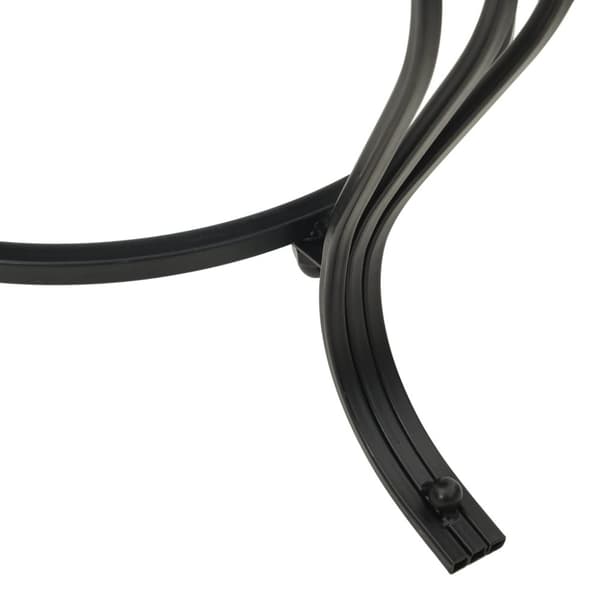 vidaXL Eldstad med eldgaffel 49 cm stål