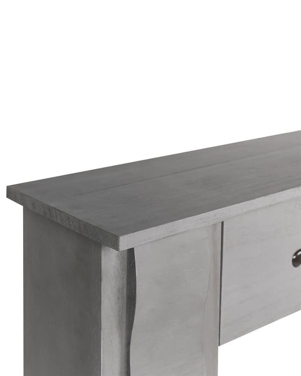 Spiselkrans Grå Kejsarträ 97x23x99 cm Eldstad Utsmyckad Fräst Klassisk Traditionell Vardagsrum