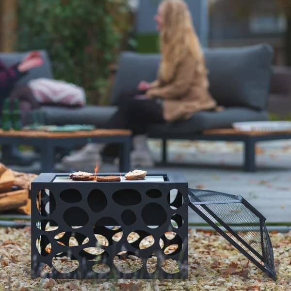 RedFire Eldstad med grillgaller Mikor svart