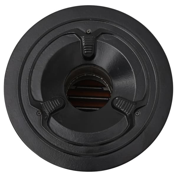 vidaXL Puuhella retkeilyyn musta 50x33,5x30,5 cm teräs