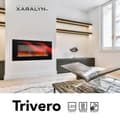 Miniatyrbillede 4 af 9: Trivero 130 cinewall indbygningsovn - vægpejs - 1400 Watt varme