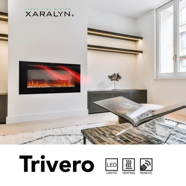 Trivero 130 cinewall indbygningsovn - vægpejs - 1400 Watt varme