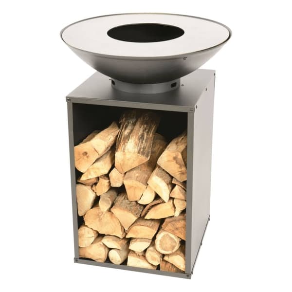 RedFire Eldstad med grill ONYX klassisk 60 cm med överdrag