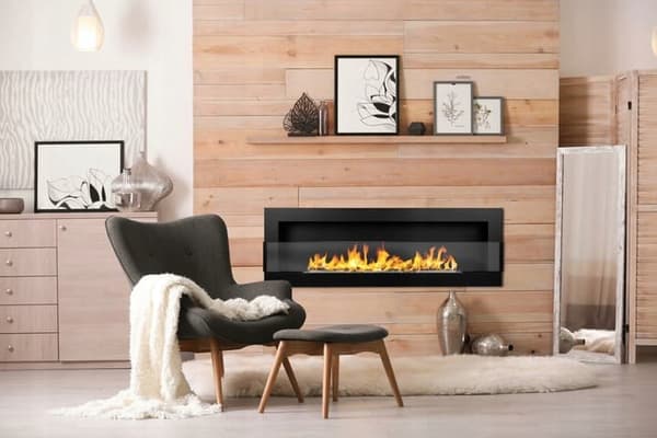 Etanol väggmonterad bioeldstad Etanol väggmonterad bioeldstad 120x40x12 cm matt svart med glas ekologisk eldstad Etanol väggmonterad bioeldstad Etanol väggmonterad bioeldstad 120x40x12 cm matt svart med glas ekologisk eldstad