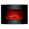 Miniatyrbild 1 av 5: Cecotec 22” decorative electric fireplace with 2000 W. 2 intensities: 1000 W, and 2000 W. Remote control. Curved tempered-glass panel. Adjustable fla
