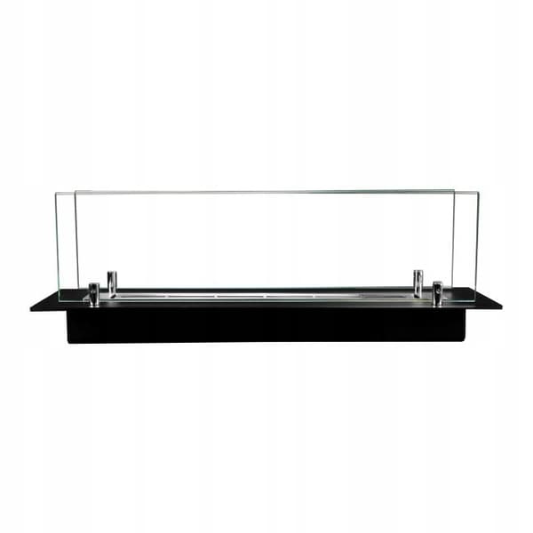 Biopejs / Flush indsats 65 cm / Sort mat med glas / TÜV certifikat / Flush indsats