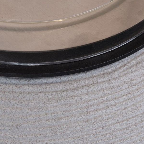Mark trädgårdsbrännare för bioetanol eldstad för inom- och utomhusbruk BOTTICELLI Beige rep d.40 x h54