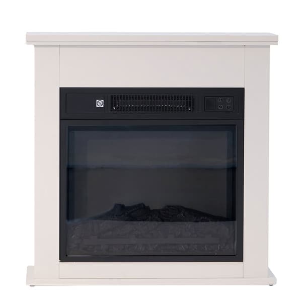 Lykke Elektrisk Peis S, 2000W, Hvit