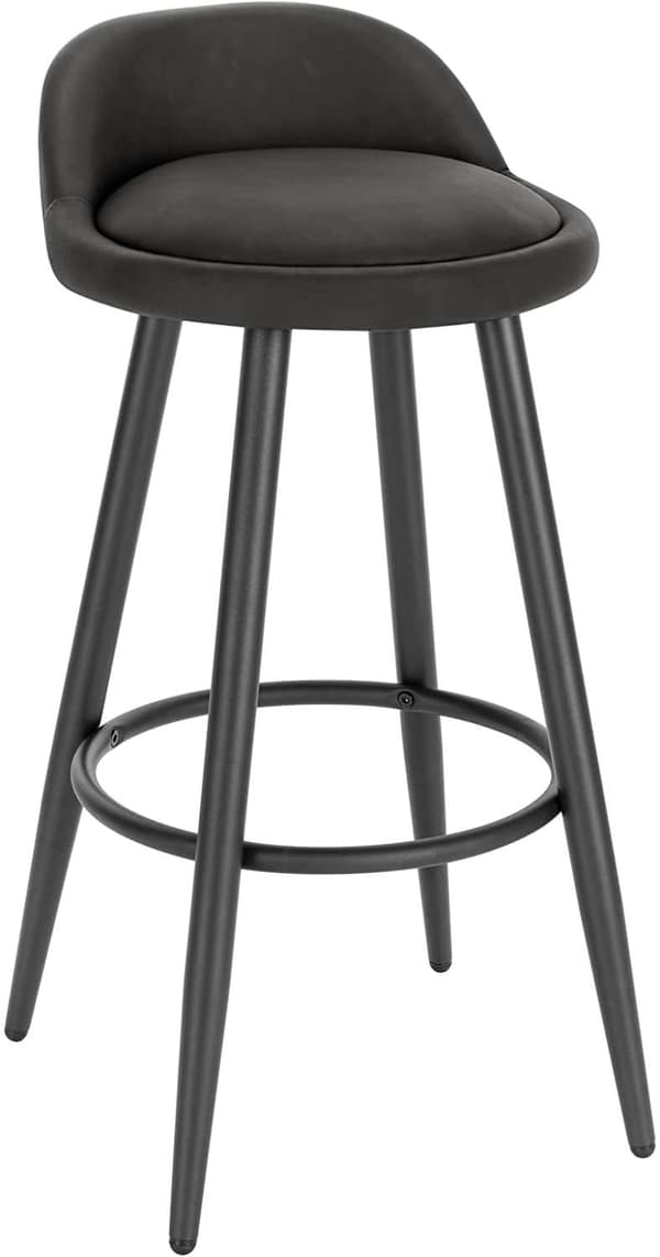 Rootz Justerbar Barstol - Bordskammel - Køkkenstol - Holdbar konstruktion - Komfortable siddepladser - Alsidigt design - 37,5 cm x 34 cm