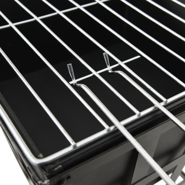 vidaXL 2-i-1 bålfad og grill 34x34x48 cm stål -  Ildsteder
