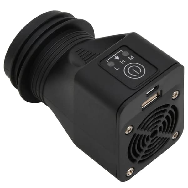 vidaXL grydekomfur m. USB-ventilator 35,5x26x28 cm rustfrit stål sølv -  Ildsteder