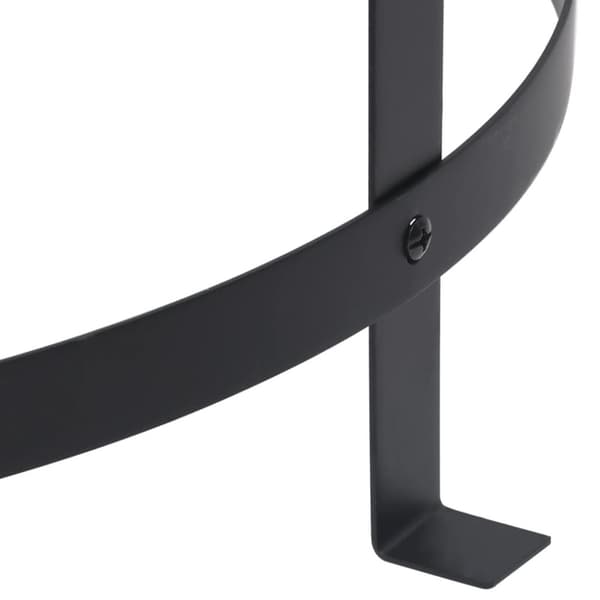 vidaXL bålfad med grill rustfrit stål 76 cm -  Ildsteder
