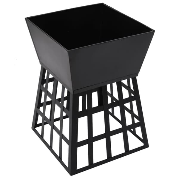 Öppna spisar - Living 2-i-1 Eldstad och grill 34x34x48 cm stål
