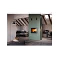 Miniatyrbild 3 av 4: Insatsugn - INVICTA - P967004 - 8 kW - Svart - Verkningsgrad: 77,2% - Yta 70m2