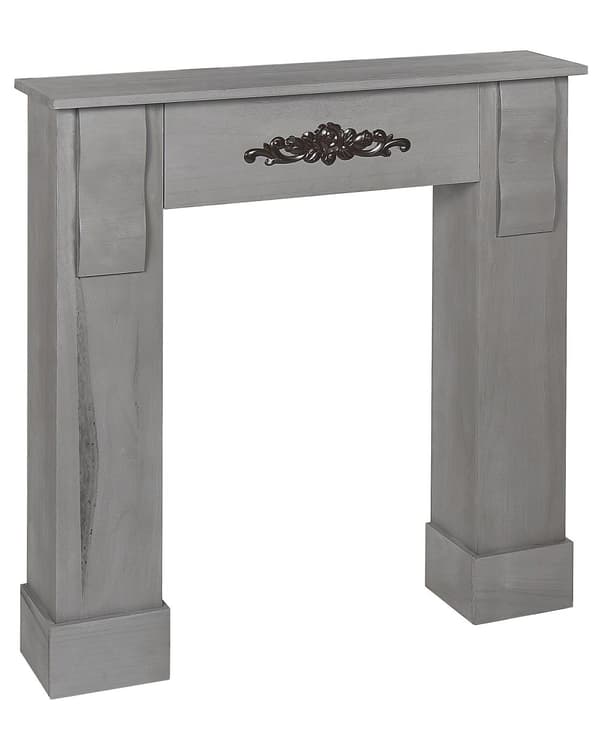 Peishylle Grå 97 x 23 x 99 cm Klassisk Tradisjonell Stue Utsmykket