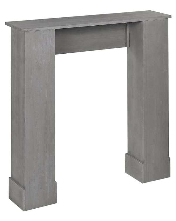 Peishylle Grå 97 x 23 x 99 cm Klassisk Tradisjonell Stue Utsmykket