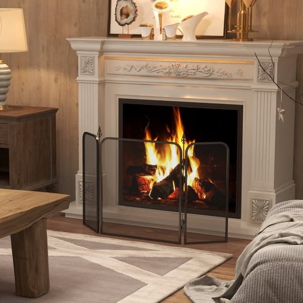Rootz Fireplace Spark Guard - Palosuoja - Tulisuoja - Takaa turvallisuuden - 96W x 1,3D x 56K cm