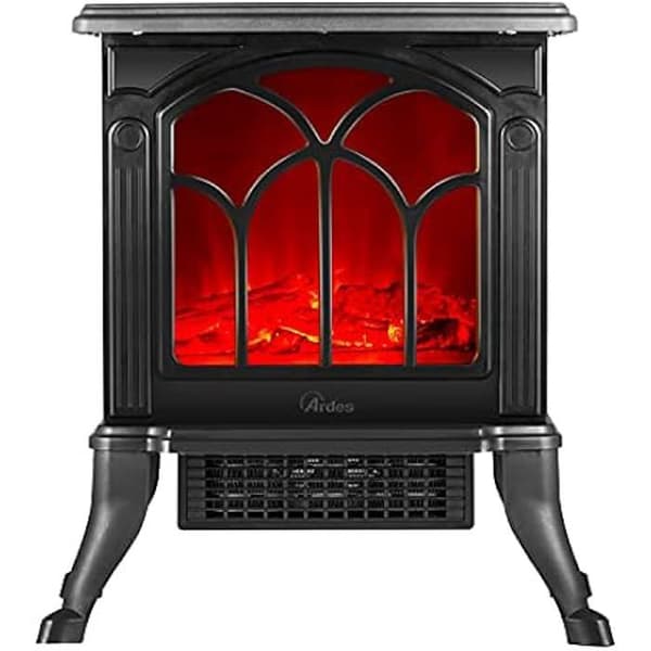 Elspis - ARDES - AR354 - Logga in Flameffekt - Justerbar med termostat - Kompakt och säker