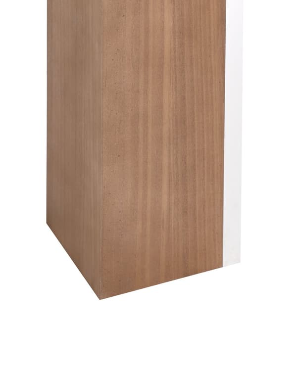 Spiselkrans Vit Öppen Spis Spismantel MDF 110 x 19 x 102 cm Kamin Utsmyckad Klassisk Modern Stil Vardagsrum