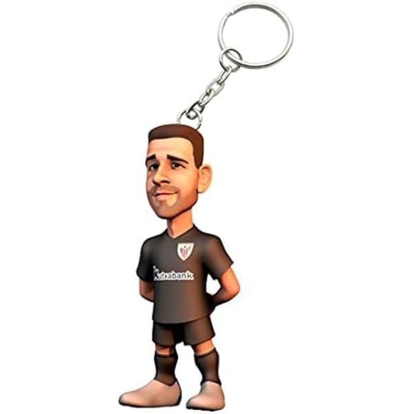 Nyckelring - MINIX - Unai Simon - Röd/Svart - Officiellt licensierad produkt - 7 cm