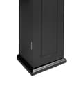 Miniatyrbilde 11 av 11: Peismantel Svart MDF 107 x 18 x 100 cm Peisramme med Oppbevaring Tradisjonell Retro Stue