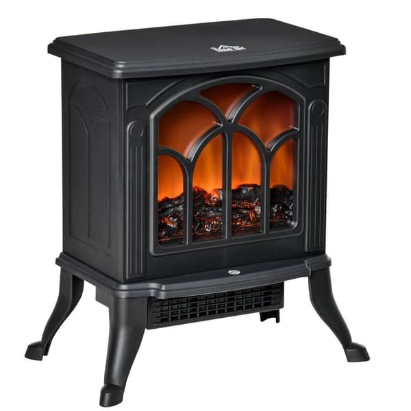 Rootz Electric Face - Lämmitin - Flame Effect - Viihtyisä tunnelma - 37,3L x 23.1W x 44H CM