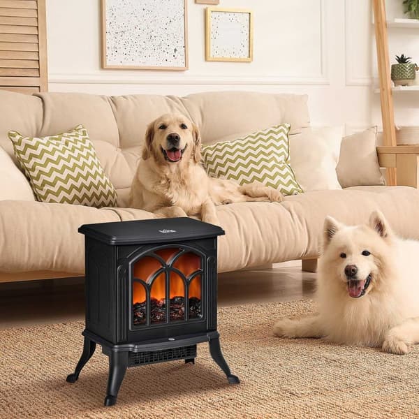 Rootz Electric Face - Lämmitin - Flame Effect - Viihtyisä tunnelma - 37,3L x 23.1W x 44H CM