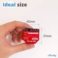Miniatyrbild 2 av 2: Connected Switch - SHELLY - 1PM Gen3 - Wi-Fi och Bluetooth - 16A - Integrerad energimätare