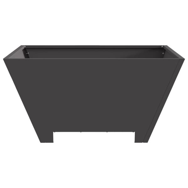 vidaXL Sort Koldvalset stål 60 x 60 x 30 cm Holdbar Ildsted