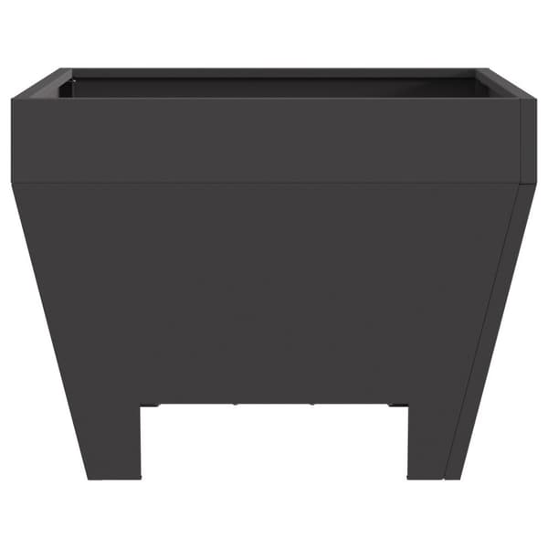 vidaXL Tulipesä Neliö Musta 50x50x30 cm Teräksestä