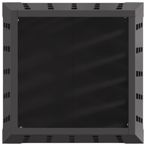 vidaXL Neliö tulipesä Musta 50x50x70 cm Teräs