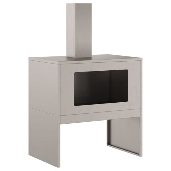 vidaXL Forvitret stål/Brun Corten stål 60 x 40 x 96 cm Ildsted