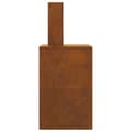 Miniatyrbillede 8 af 11: vidaXL Forvitret stål/Brun Corten stål 60 x 40 x 96 cm Ildsted