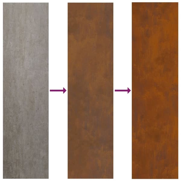 vidaXL Forvitret stål/Brun Corten stål 60 x 40 x 96 cm Ildsted