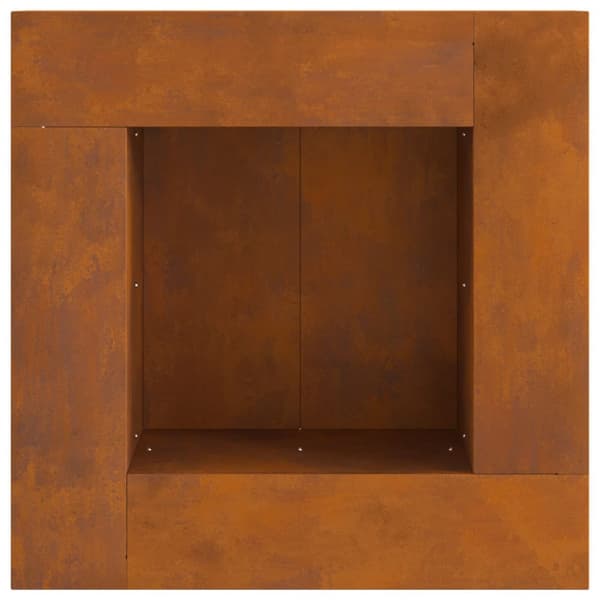 vidaXL Väderbeständig stål/Brun Corten Stål 60 x 60 x 30 cm