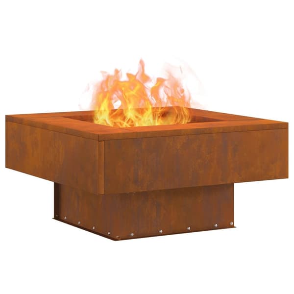 vidaXL Vejrbestandigt stål/Brun Corten stål 60 x 60 x 30 cm