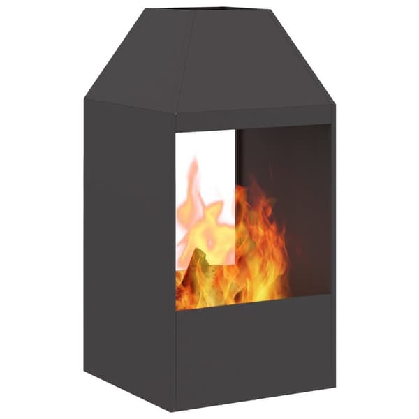 vidaXL Tulipesä Musta 50x50x100 cm Teräs