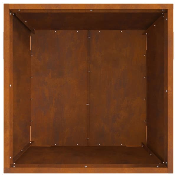 vidaXL Fyrtårn Kvadratisk 50x50x30 cm Værbestandig Stål
