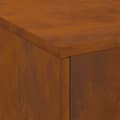 Miniatyrbilde 8 av 11: vidaXL Peis med Skorstein 80x50x96 cm Værslitt Stål